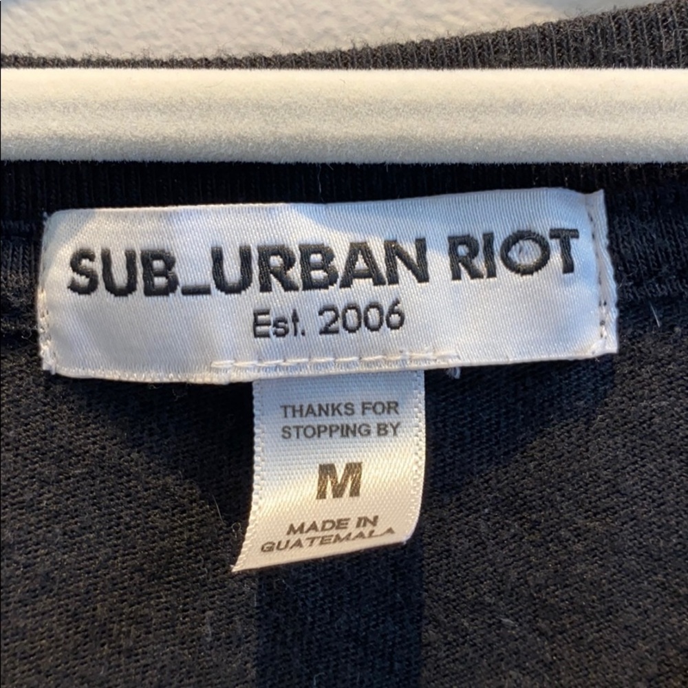 Sub_Urban Riot Black Cactus Tee - Picture 4 of 5